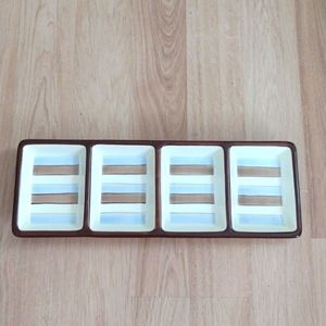 Rosher & Co. Serving Dish Balcony Brown Collection Like New